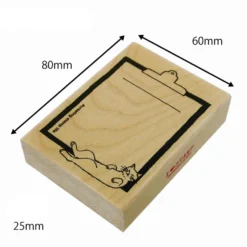 Kodomo No Kao Wooden Stamps - I Love Stamp Series