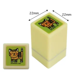 Kodomo No Kao x Ganaha Yoko Self-Inking Stamp – Cat