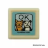 Kodomo No Kao x Ganaha Yoko Self-Inking Stamp – Cat & Panda "OK"