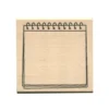 Kodomo No Kao Bullet Journal Stamp - Spiral Notepad Frame