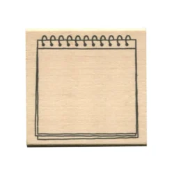 Kodomo No Kao Bullet Journal Stamp - Spiral Notepad Frame