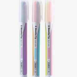 Kokuyo Beetle Tip Dual Colour Highlighter — Vivid and Pastel Colours