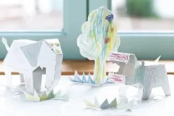 Kokuyo 3D Colouring Book Paper Animals