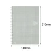 Kokuyo D Shaped Soft Ring Notebook A5 [5mm Grid]