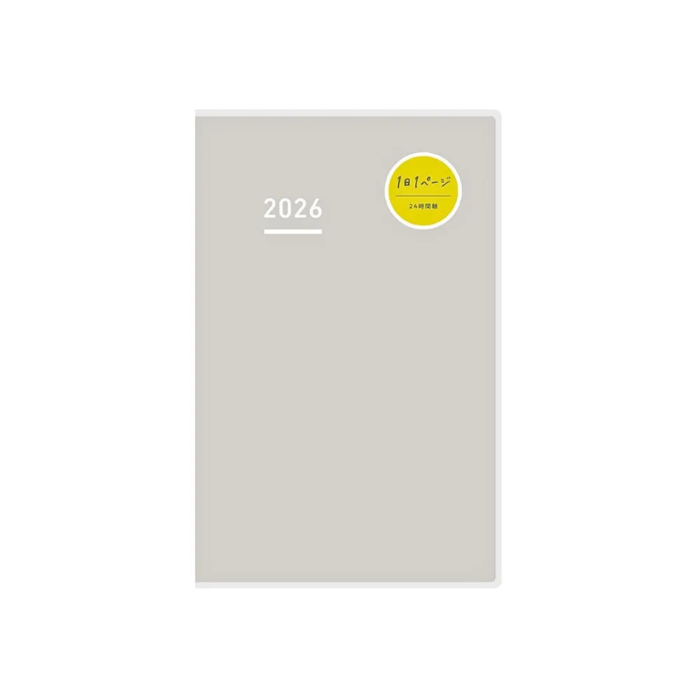 Kokuyo Jibun Techo DAYs Mini 2026 B6 Slim - Gray