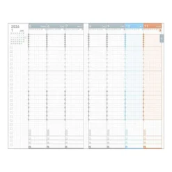 Kokuyo Jibun Techo Mini Diary 2026 - B6 Slim Planner