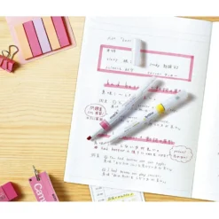 Kokuyo Mark+ 2 Way Colour Marker Pen - Set of 5
