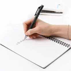 Kokuyo Soft Ring Notebook Black A5 — Grid and Ruled