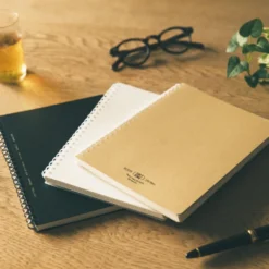 Kokuyo Soft Ring Notebook Black B5 — Ruled and Grid