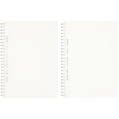 Kokuyo Soft Ring Notebook Clear A5 — Ruled and Dot Grid