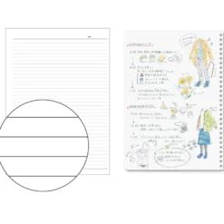 Kokuyo Soft Ring Notebook Clear A5 — Ruled and Dot Grid