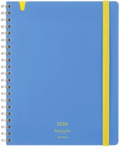 Kokuyo Softring Sooofa Diary 2026 - Monthly Grid Notes [B6]