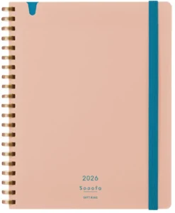Kokuyo Softring Sooofa Diary 2026 - Monthly Grid Notes [B6]