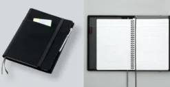 Kokuyo Systemic Cover Notebook 6 mm Rule Semi B5 Black