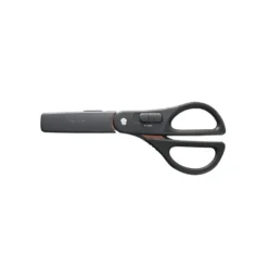 Kokuyo 2Way Hakoake Scissors - Titanium Blade, Black