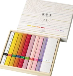 Kousaido Hyakurakukou Kashoku Incense Assortment – 9 Types 6 Sticks