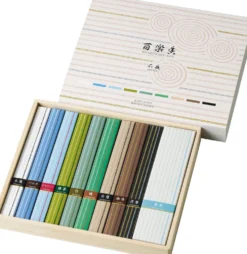 Kousaido Hyakurakukou Sekitei Incense Assortment – 9 Types 6 Sticks
