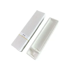 Kousaido Long Incense Dish - Milky White