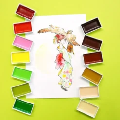 Kuretake Gansai Tambi Watercolour Set [18 Colour Set]