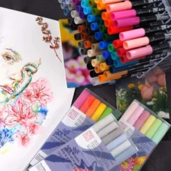 Kuretake ZIG Art & Graphic Twin Marker [4 colour set]