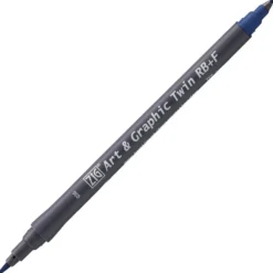 Kuretake ZIG Art & Graphic Twin-Tip RB & F (Brush Pen + Fine Point Marker) [80 colours]