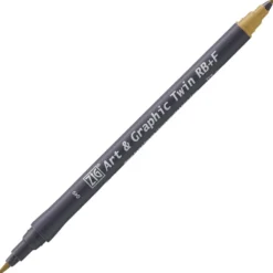 Kuretake ZIG Art & Graphic Twin-Tip RB & F (Brush Pen + Fine Point Marker) [80 colours]