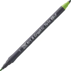Kuretake ZIG Art & Graphic Twin-Tip RB & F (Brush Pen + Fine Point Marker) [80 colours]