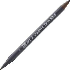 Kuretake ZIG Art & Graphic Twin-Tip RB & F (Brush Pen + Fine Point Marker) [80 colours]