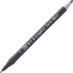 Kuretake ZIG Art & Graphic Twin-Tip RB & F (Brush Pen + Fine Point Marker) [80 colours]