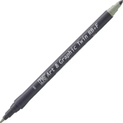 Kuretake ZIG Art & Graphic Twin-Tip RB & F (Brush Pen + Fine Point Marker) [80 colours]