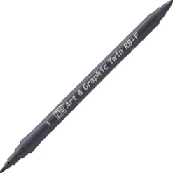 Kuretake ZIG Art & Graphic Twin-Tip RB & F (Brush Pen + Fine Point Marker) [80 colours]