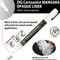 Kuretake ZIG Cartoonist Mangaka Opaque Liner 4 Colour Set