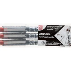 Kuretake ZIG Cartoonist Mangaka Sepia Assortment Set