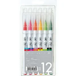 Kuretake Zig Clean Color Real Brush Pen - 12 pack