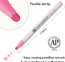Kuretake ZIG Clean Color Dot 6 Colour Set
