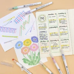 Kuretake ZIG Clean Color Dot 6 Colour Set