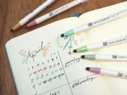 Kuretake ZIG Clean Color Dot 6 Colour Set