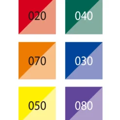 Kuretake ZIG Memory System Brushables - Vivid 6 Colours Set