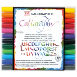 Kuretake ZIG Calligraphy II Pen (Set of 12)