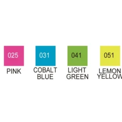 Kuretake ZIG Clean Color Real Brush - 4 Pack - Pop Colours