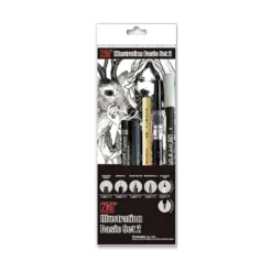 Kuretake ZIG Inktober Illustration Basic Set 2