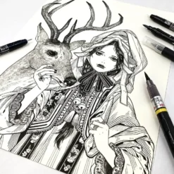 Kuretake ZIG Inktober Illustration Basic Set 2