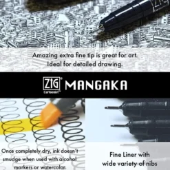 Kuretake ZIG Inktober Illustration Basic Set 2