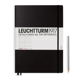 Leuchtturm1917 Hardcover Master Classic Notebook - A4+ (Lined)