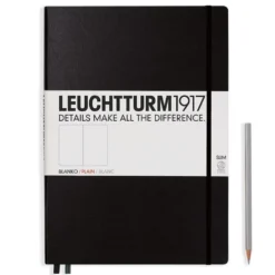 Leuchtturm1917 Hardcover Master Slim Notebook - A4+ (Lined, Dotted, Plain)