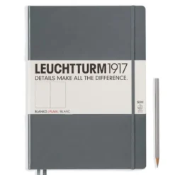 Leuchtturm1917 Hardcover Master Slim Notebook - A4+ (Lined, Dotted, Plain)