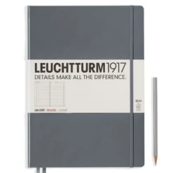 Leuchtturm1917 Hardcover Master Slim Notebook - A4+ (Lined, Dotted, Plain)