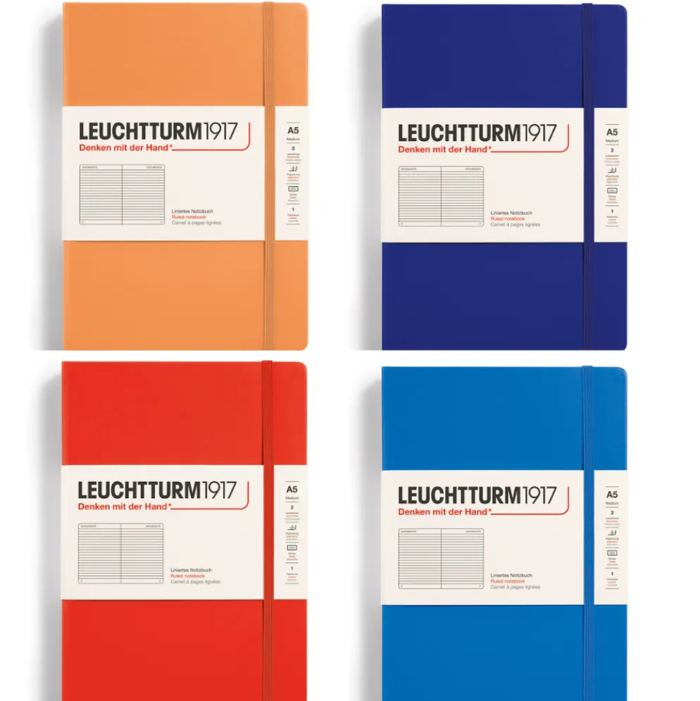 Leuchtturm1917 Hardcover Notebook A5 — Colours Collection