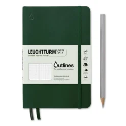 LEUCHTTURM1917 Paperback Outlines Notebook B6+ (Dotted)
