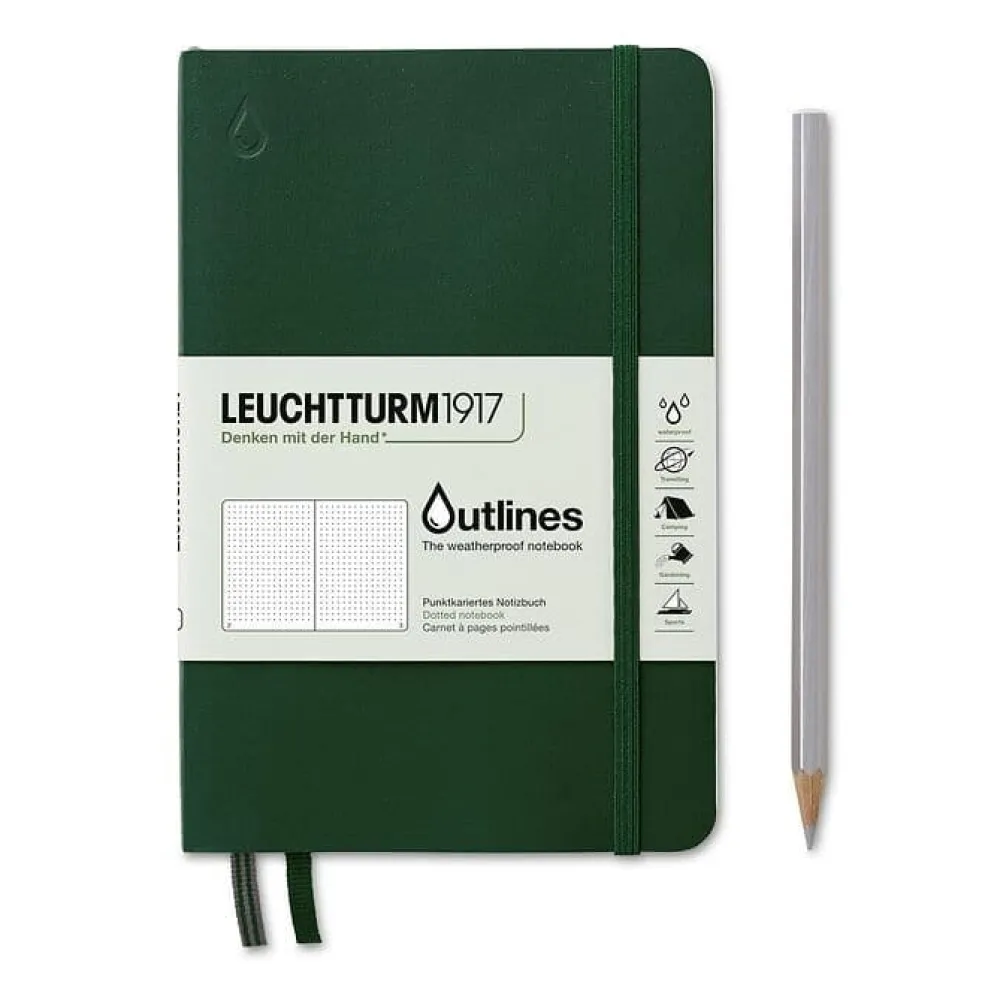 LEUCHTTURM1917 Paperback Outlines Notebook B6+ (Dotted)
